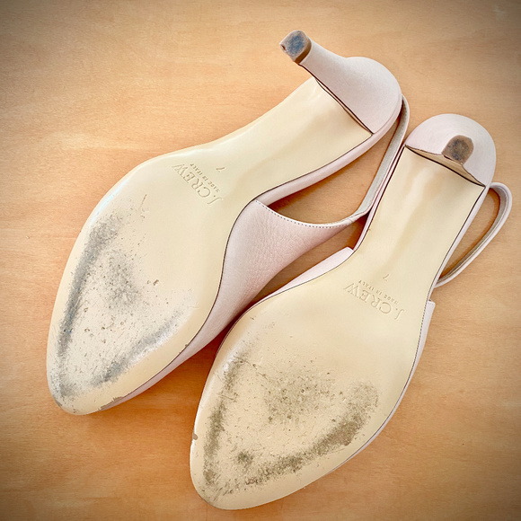 J. Crew “Cate” Slingback Leather Pump in Warm Blush 7M - Picture 6 of 8